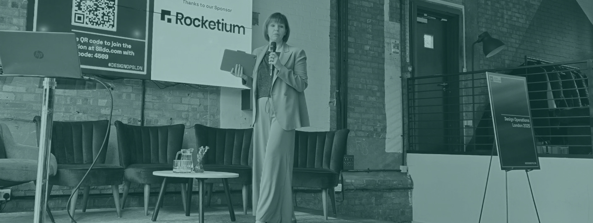Patrizia Bertini hosting DesignOps LDN